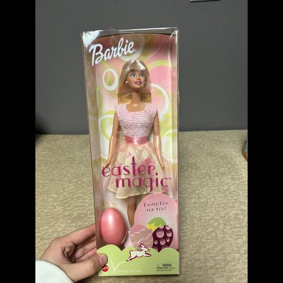 Barbie Other - Vintage Mattel 2002 Easter Magic Barbie‎ Doll Special Edition W/Egg 55519 NEW!